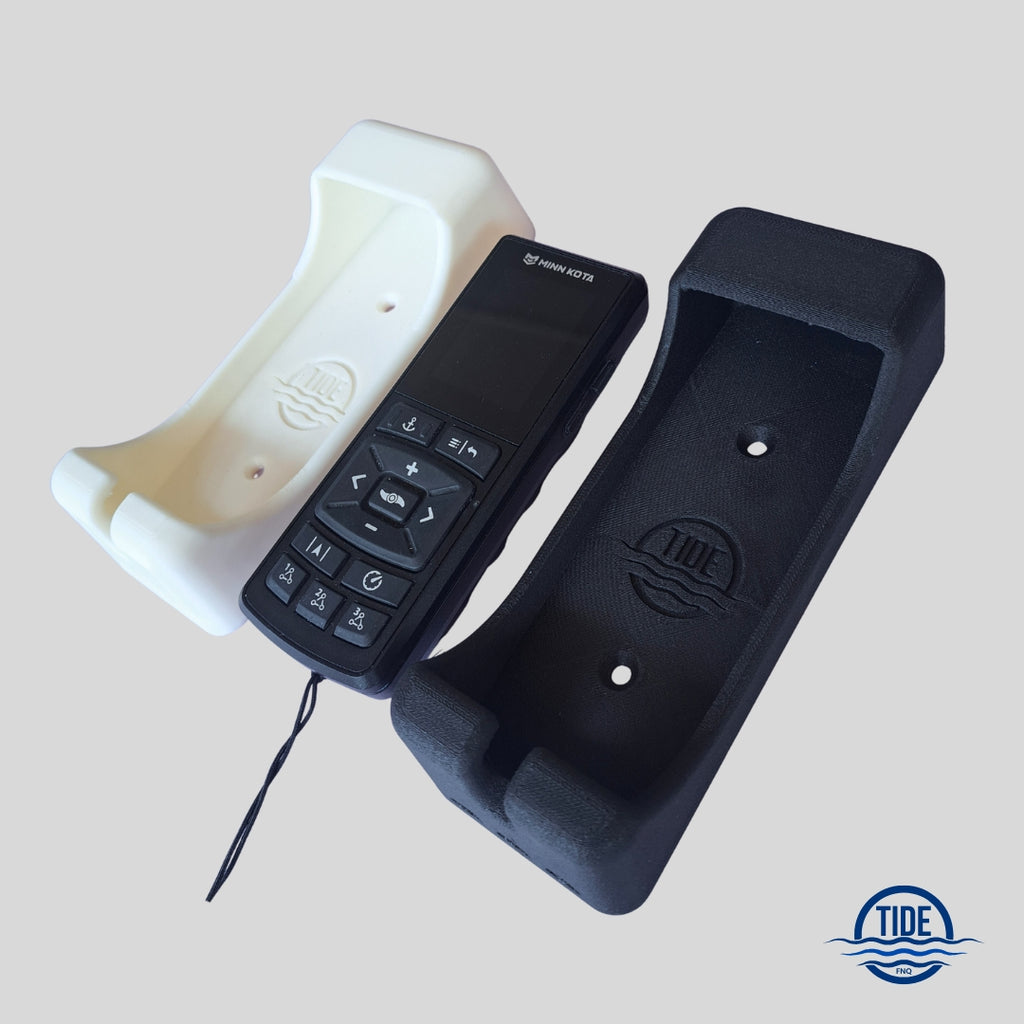 Minn Kota Remote Control Holder in Black and Off White