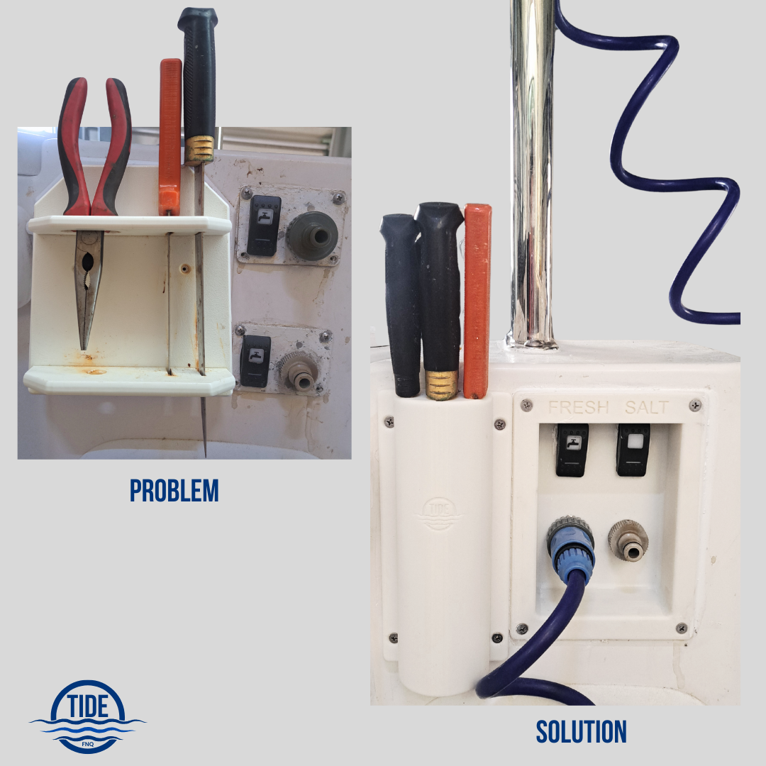 Slimline Knife and Plier Block Customer Image - UV stable - lightweight