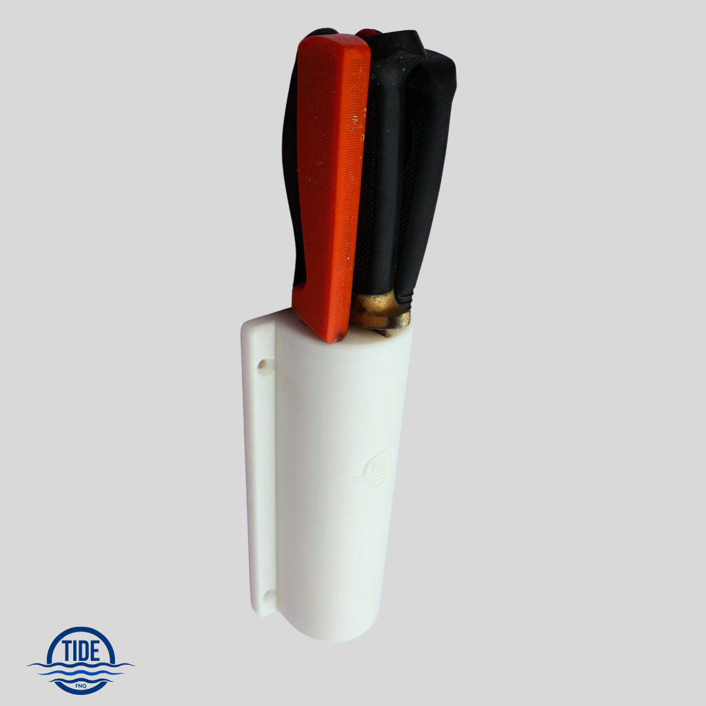 Slimline_Knife_and_Plier_Block_Holder_Fishing- Coastal White Version
