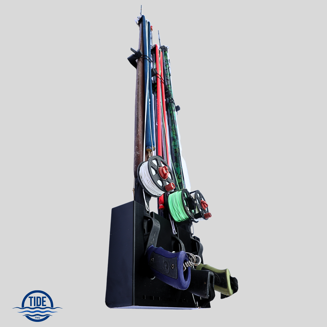 Triple Upright Speargun Rack UV stable
Black
